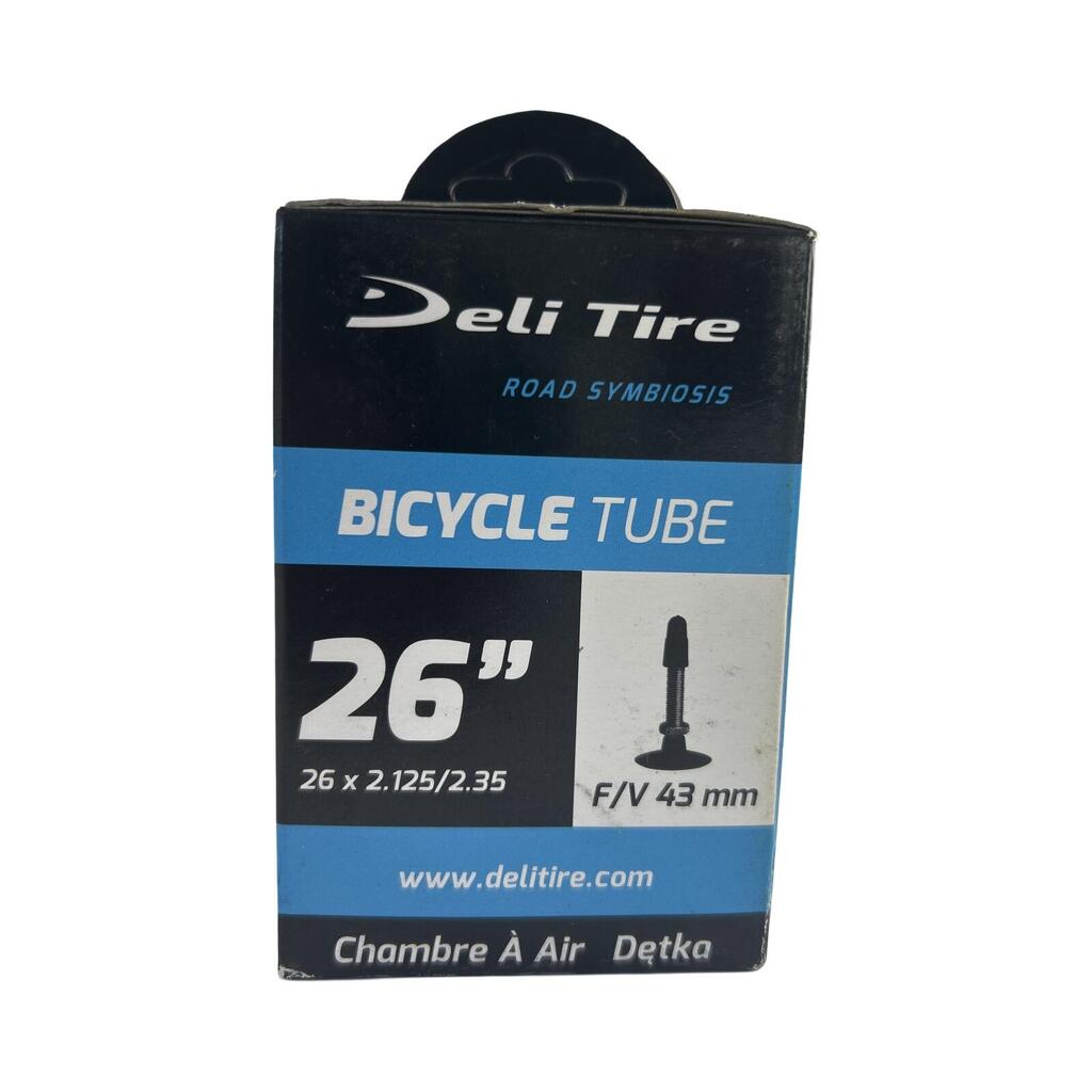 DELI 26×2.125/2.35 FV 43 mm Inner Tube – Boxed