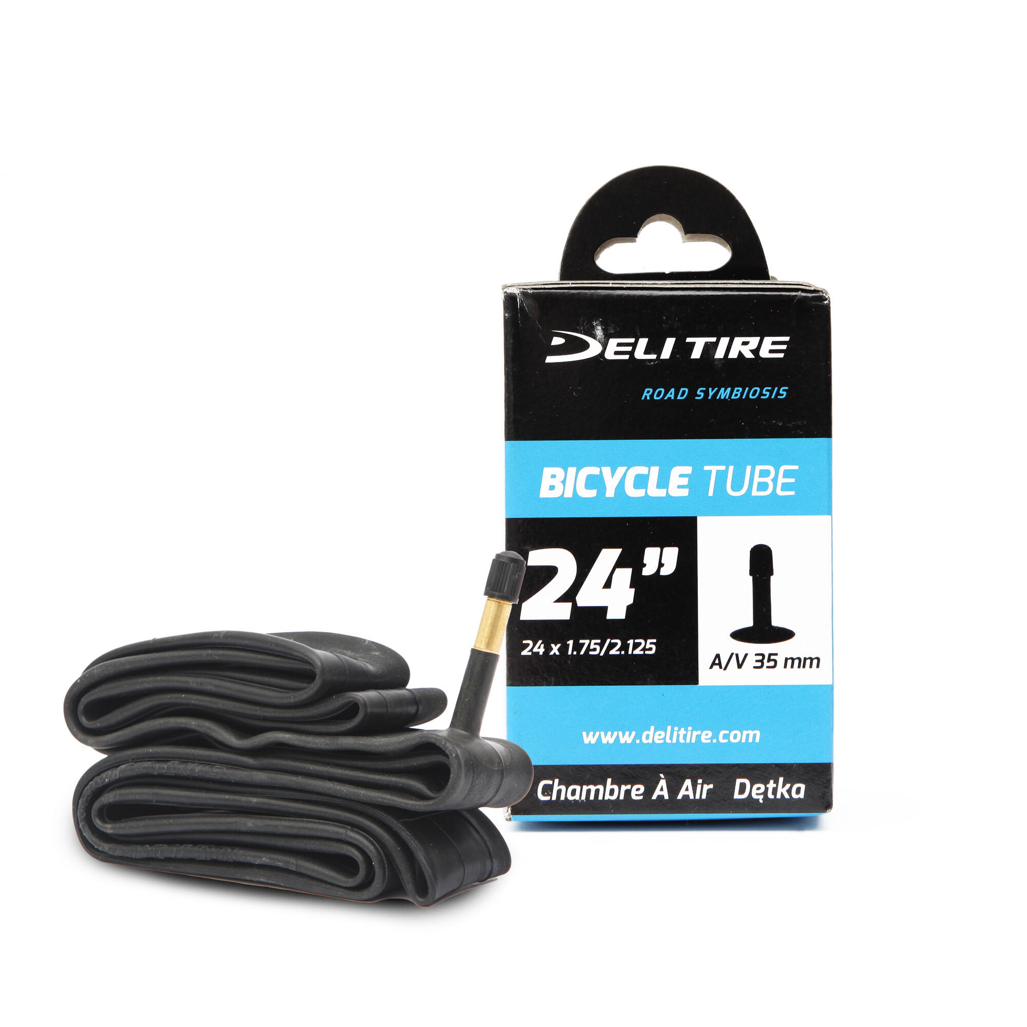 DELI TIRE Camera d'aria 24X1.75/2.125 AV BOX DELI