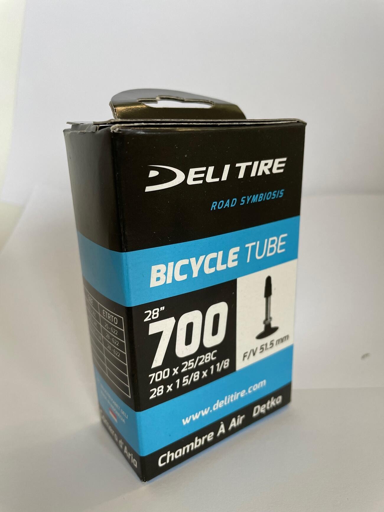 DELIZIA Camera d'aria 700X25/28C FV 51.5MM BOX DELI