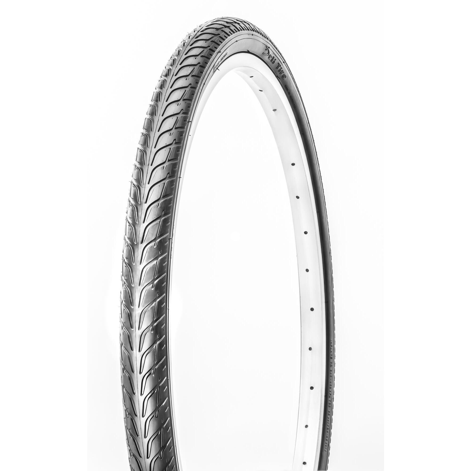 Opona rowerowa SA-283 26x1.75 Czarna/ Biała Linia