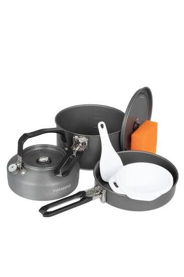 Camping-Kochgeschirr Fire-Maple Feast 2 Schwarz