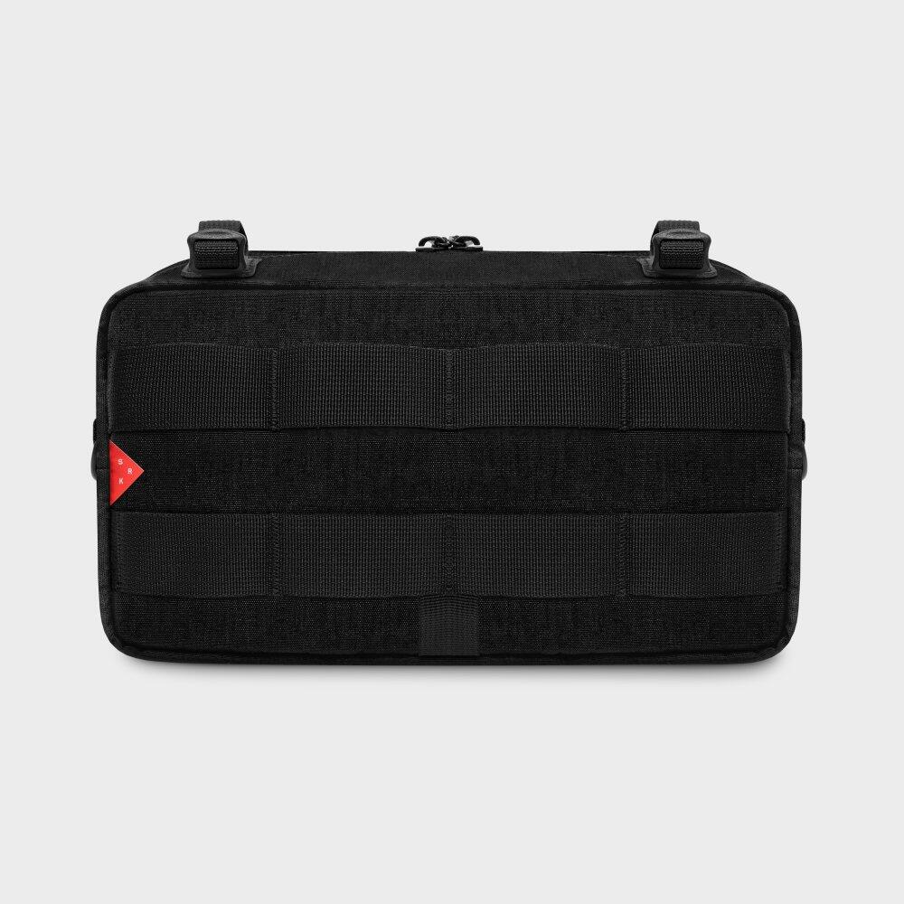 Herren und Damen Radsport Gravel-Lenkertasche Rainforest Siroko Schwarz 2/4