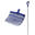 Fourche stable arrondie avec manche télescopique en aluminium