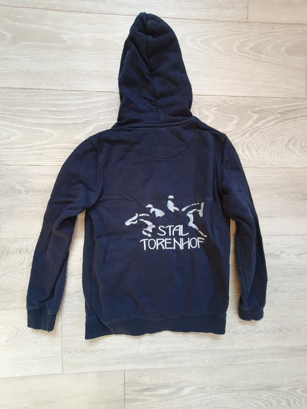Entre Particuliers - sweat à capuche bleu foncé Stal Torenhof taille 10 3/3