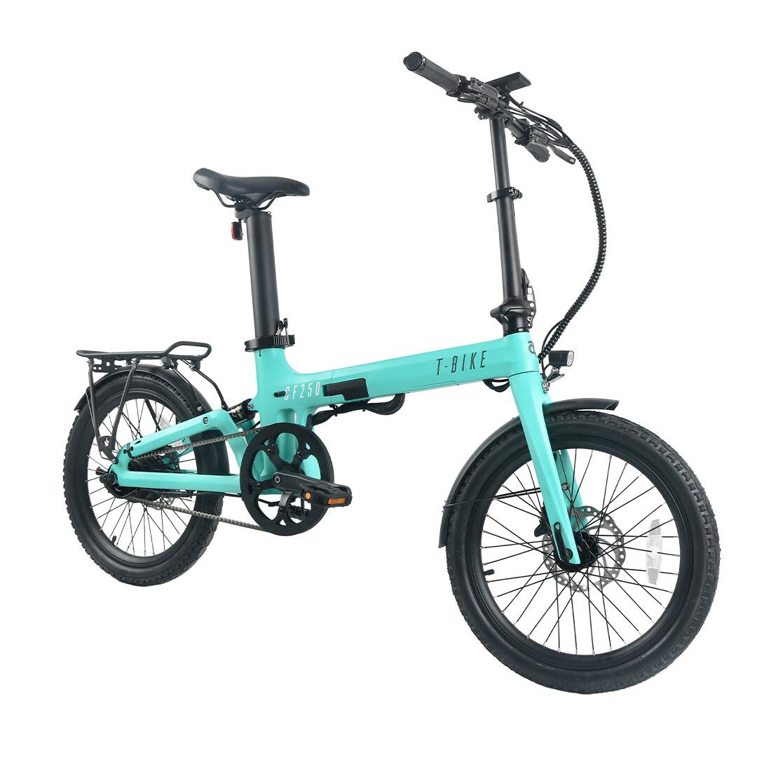 TOTALCOOL T-Bike CF250 – Opvouwbare elektrische fiets - Turquoise
