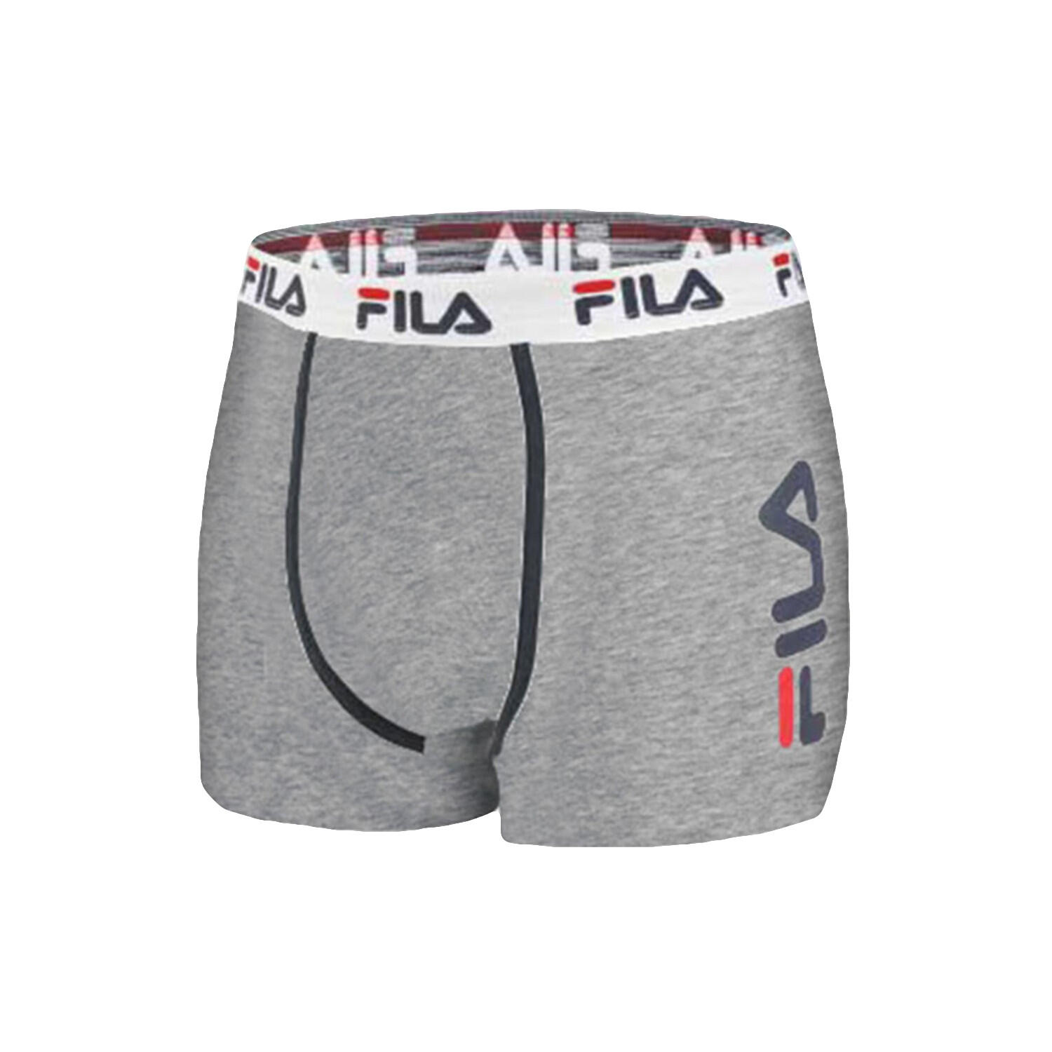 Lot de 4 Boxers Homme FILA 5040 coton couleur gris 2/3