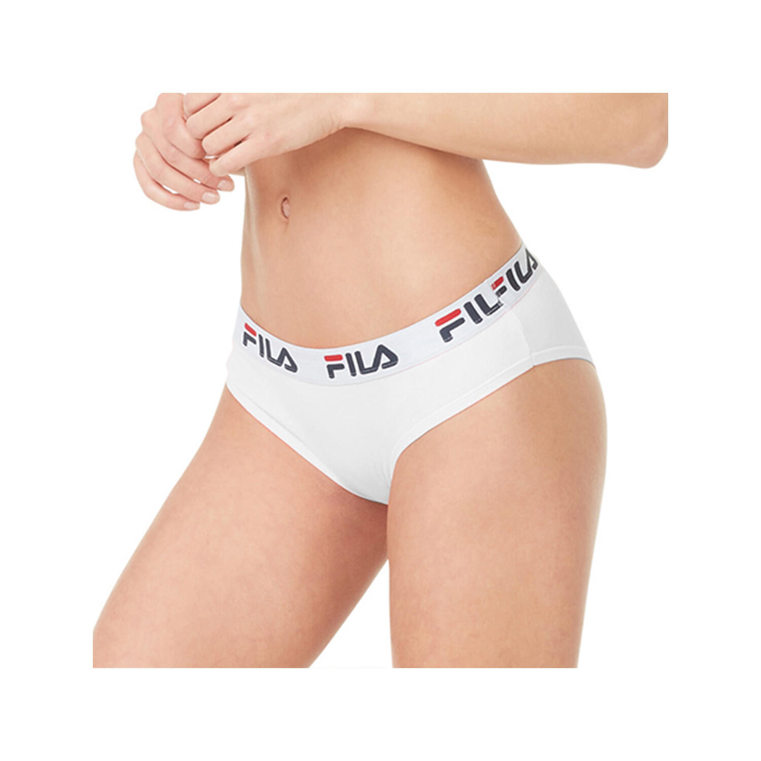 Lot de 3 culottes femme en coton FU6043 couleur Blanche 4/5