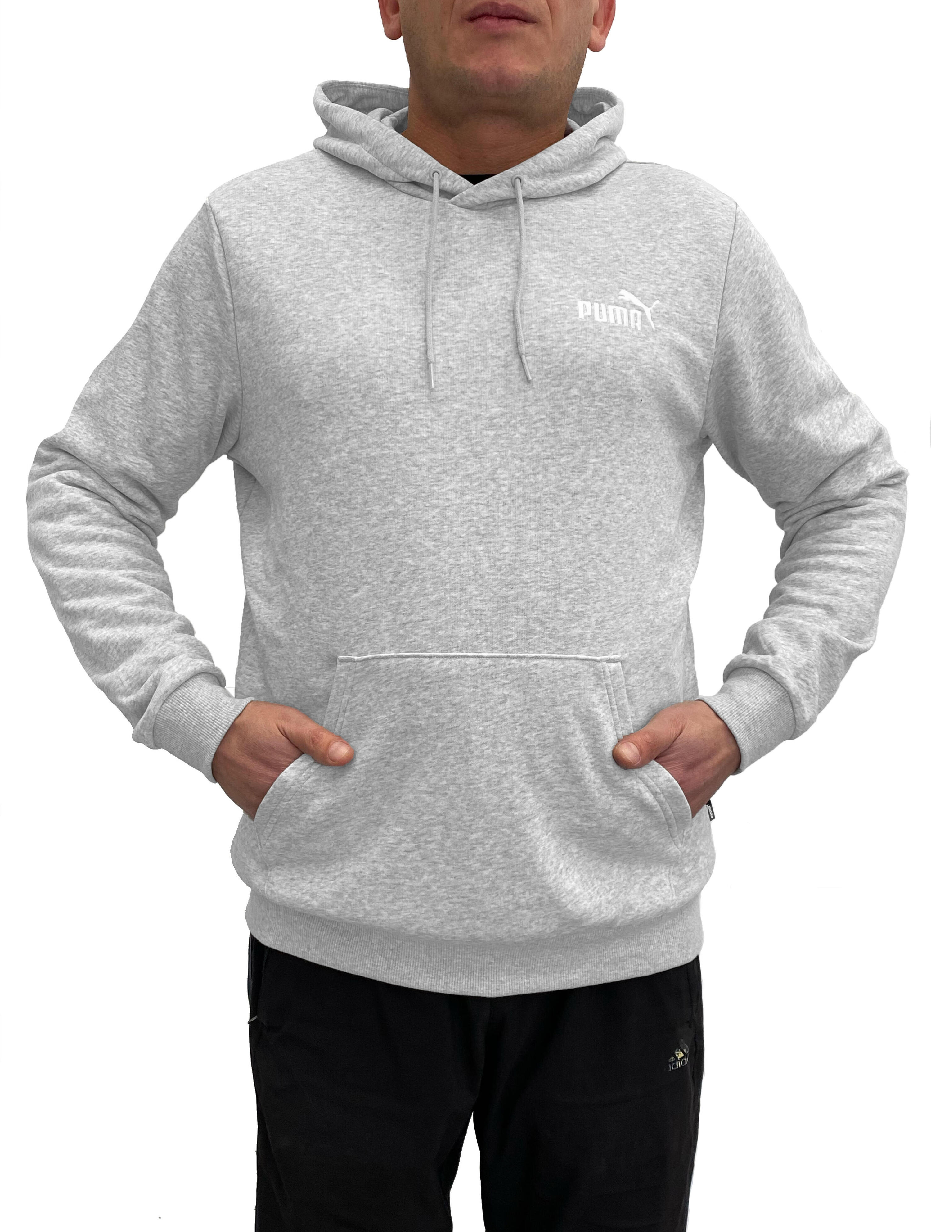 Capot Puma Men Ess Small Logo Hoody, Gris, Hommes 6/6