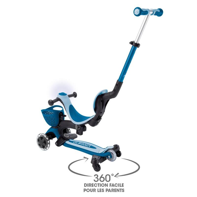 Globber Go Up Baby Learn 360 in Donkerblauw