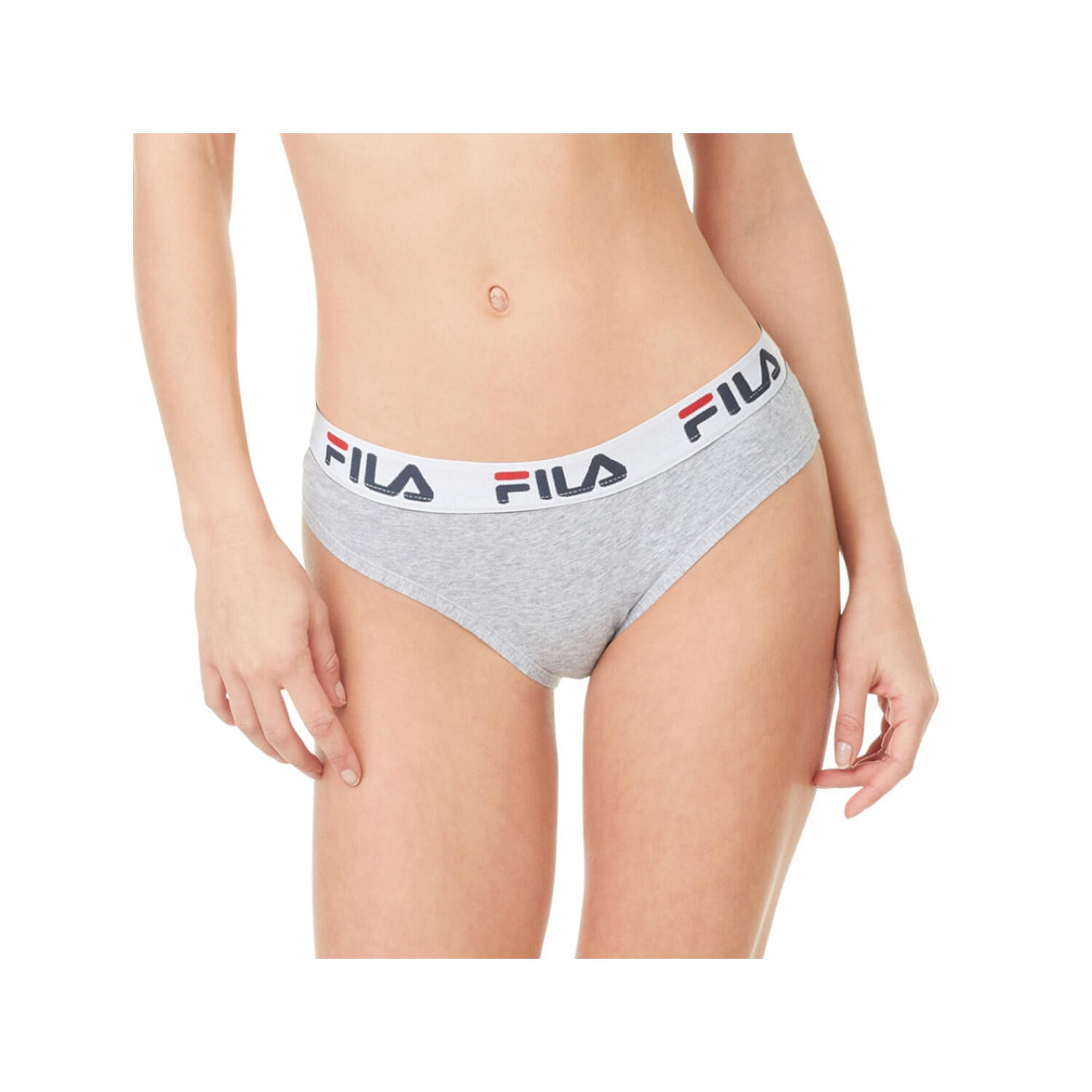 Lot de 3 culottes femme en coton FU6043 couleur grise 2/5
