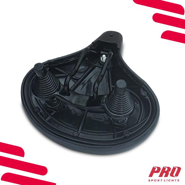Selle de vélo Royal Cruiser - Noir - Rembourrage en mousse 4/7