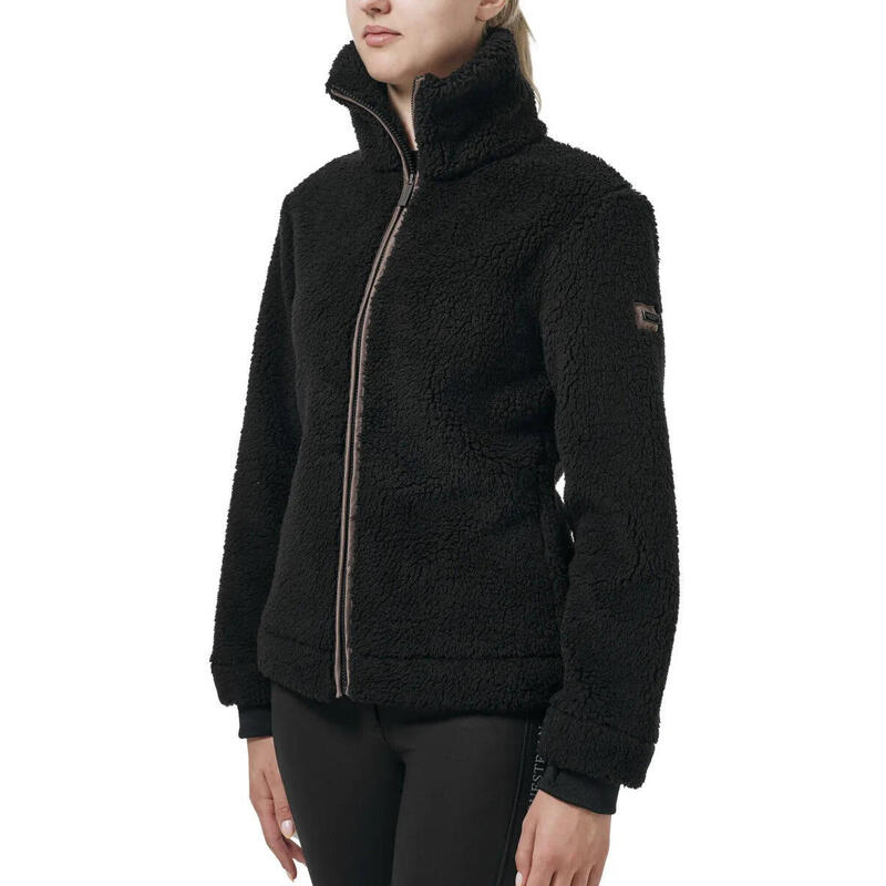 Veste polaire Teddy Black Mocha - Equestrian Stockholm
