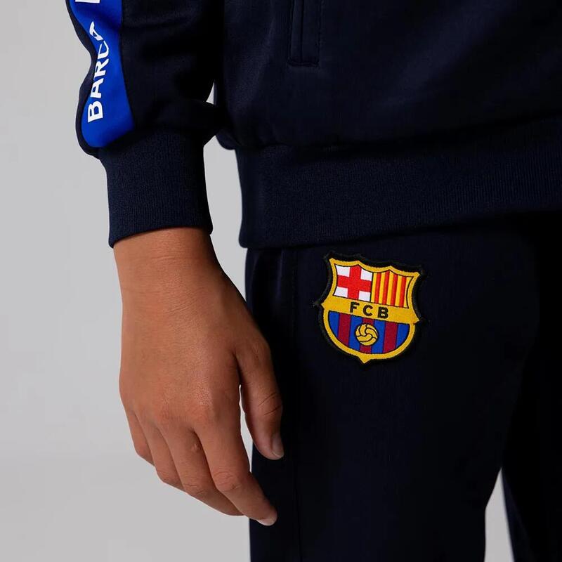 Set trening negru FC Barcelona pentru copii