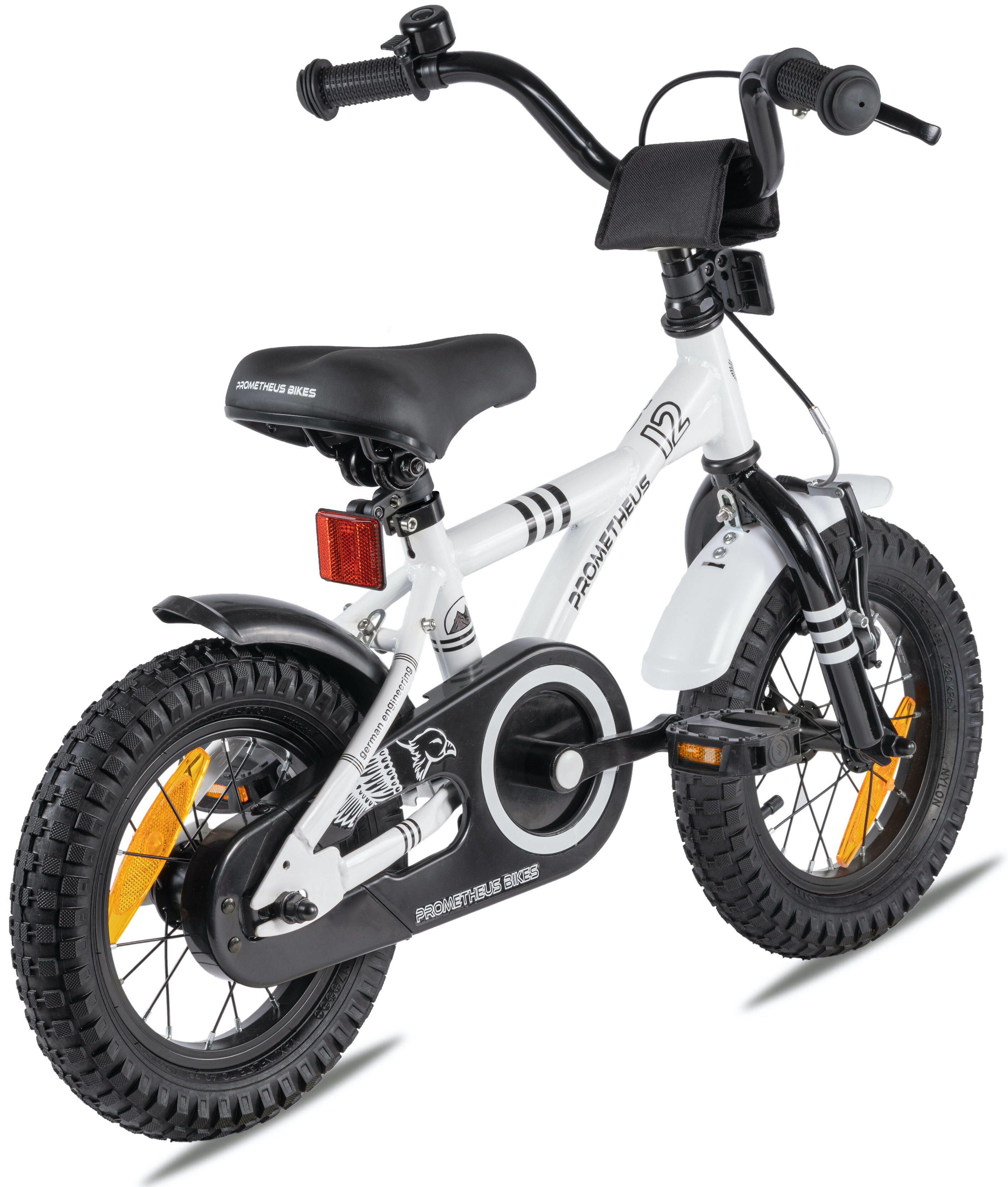 Kinderfahrrad 12 Zoll ab 3 Jahre mit Stützräder und Rücktritt 5/8