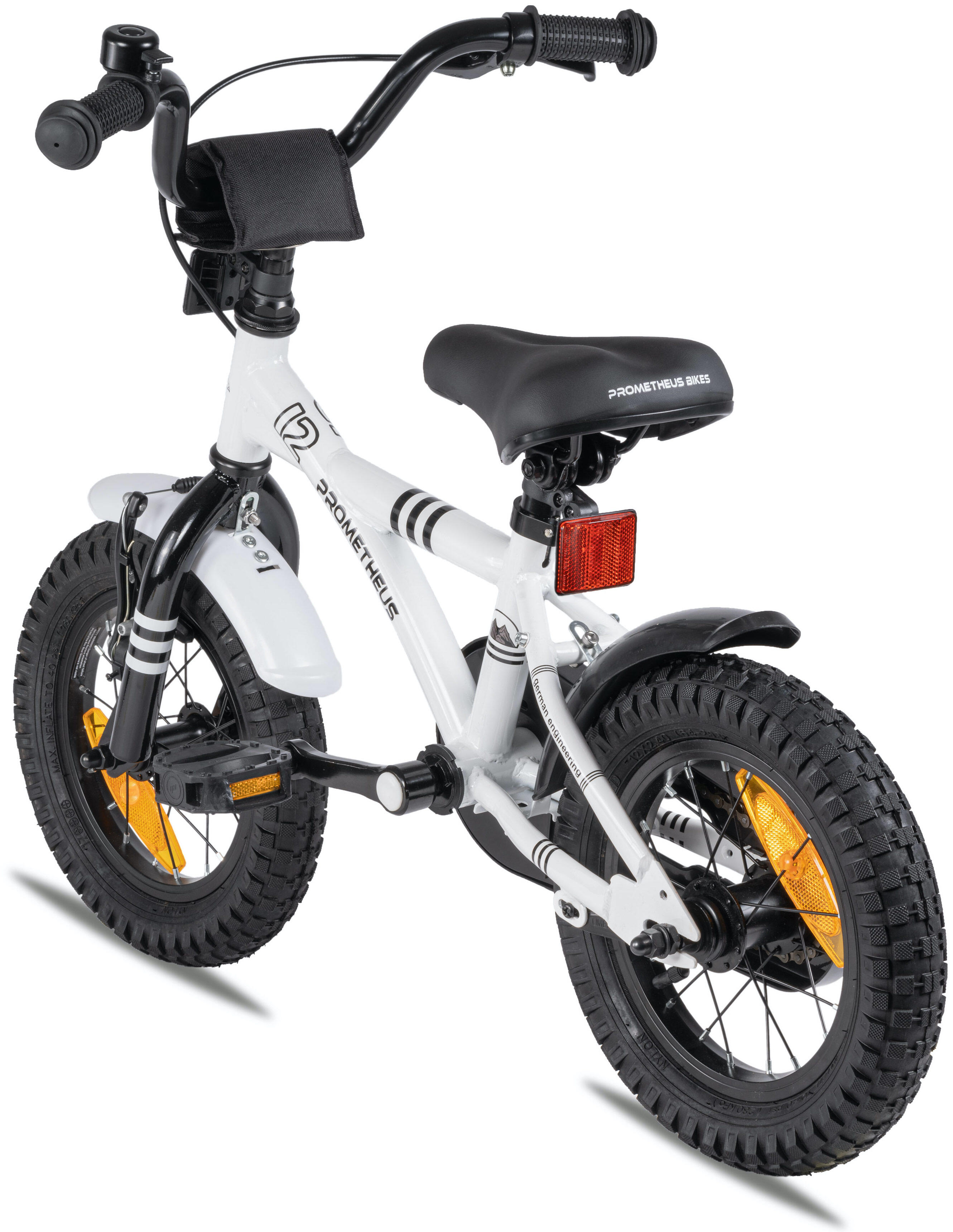 Kinderfahrrad 12 Zoll ab 3 Jahre mit Stützräder und Rücktritt 6/8