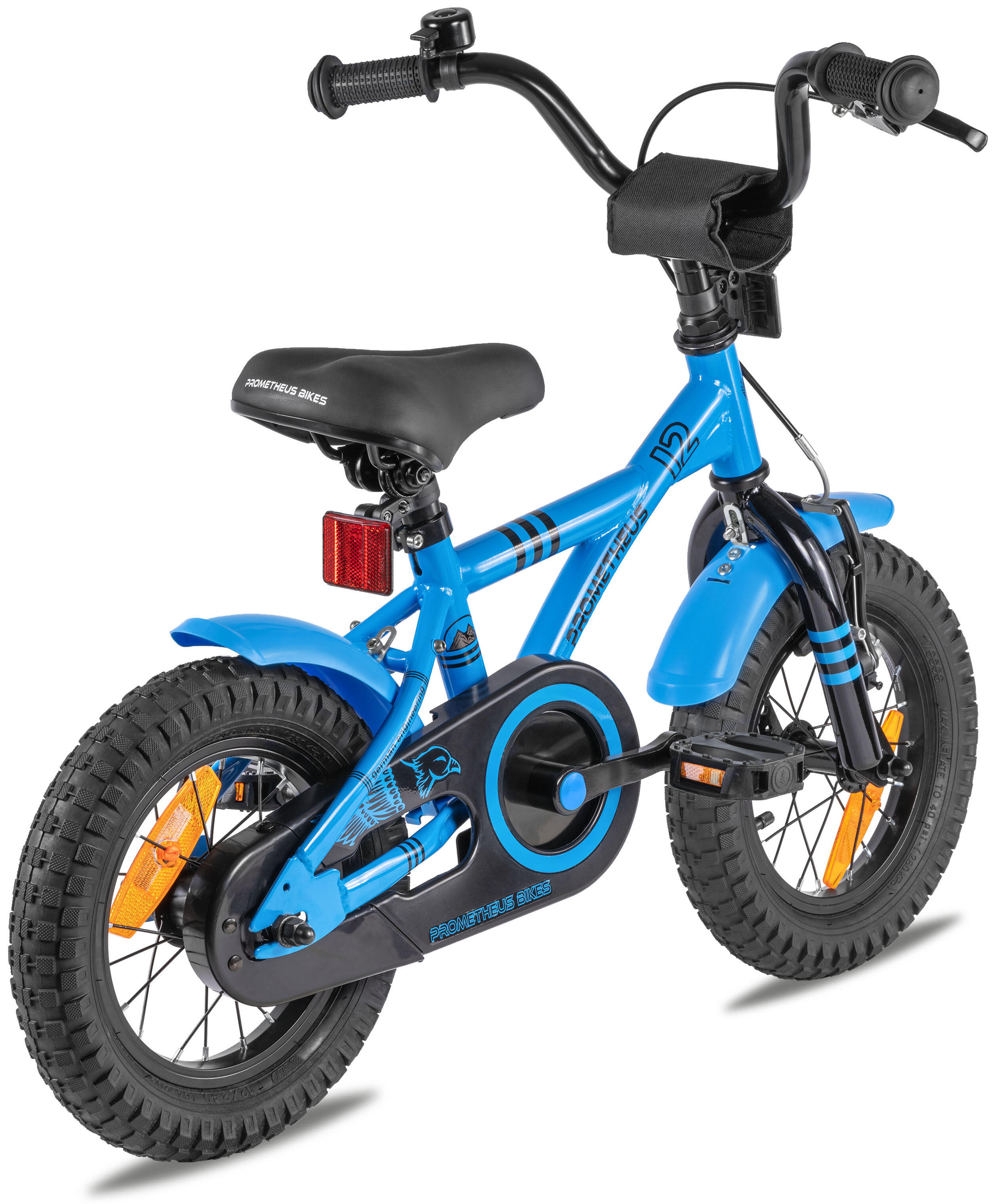 Kinderfiets 12 inch vanaf 3 jaar fiets met terugtraprem en zijwieltjes 5/8
