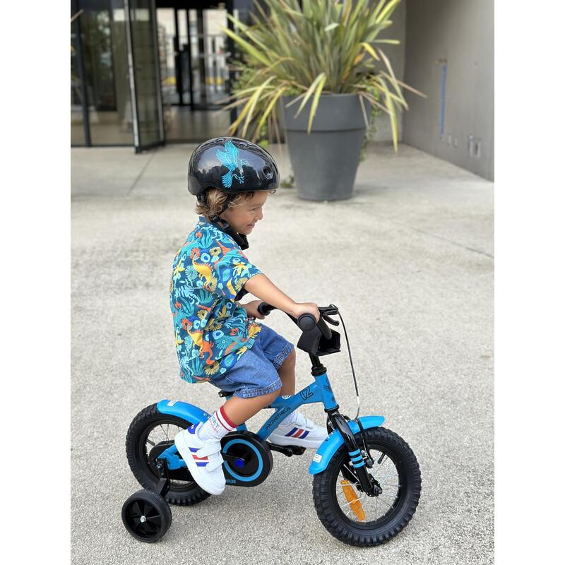 Vélo 14 pouces enfant 3-5 ans avec roues stabilisateurs et rétropédalage