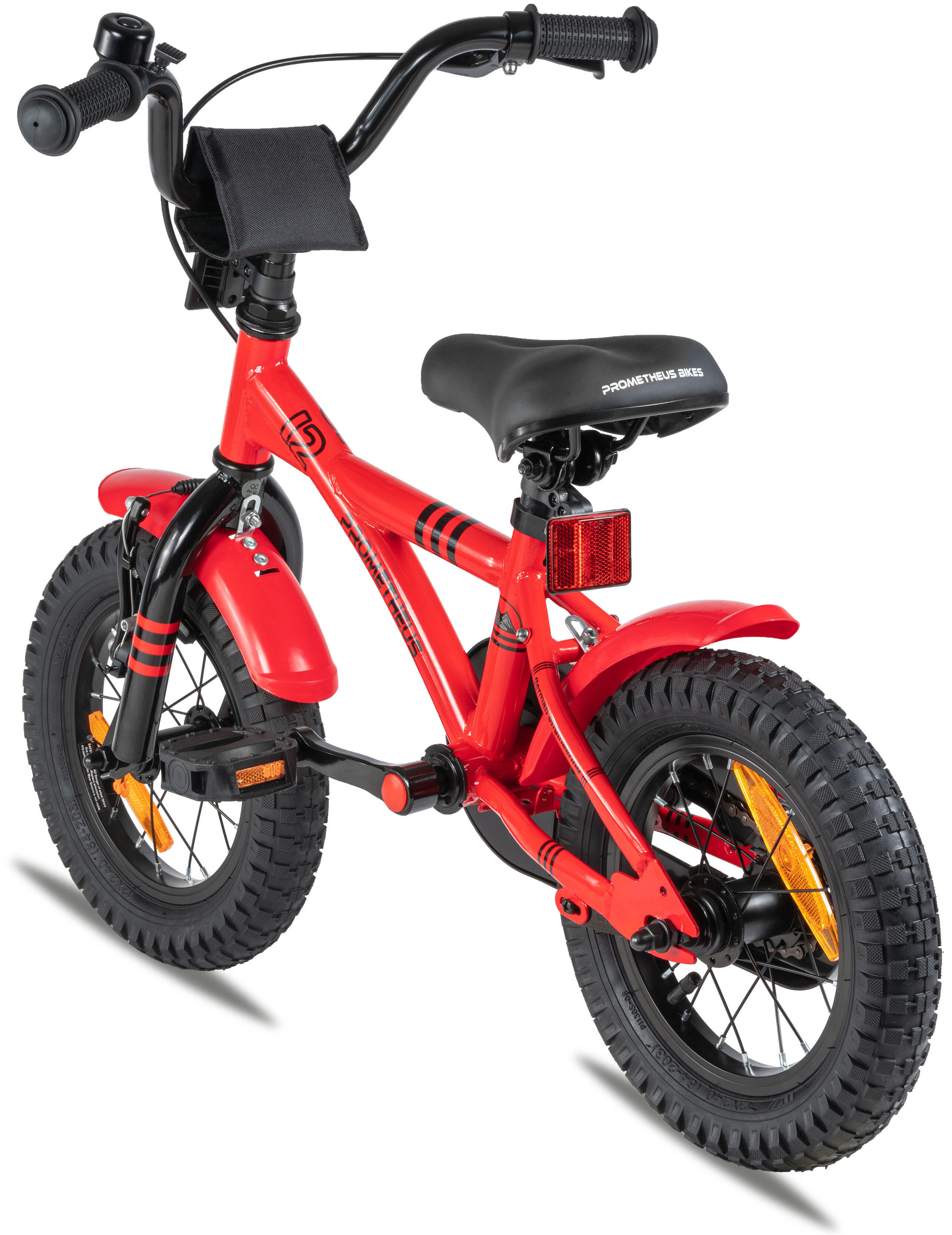 Kinderfahrrad 12 Zoll ab 3 Jahre mit Stützräder und Rücktritt 5/9