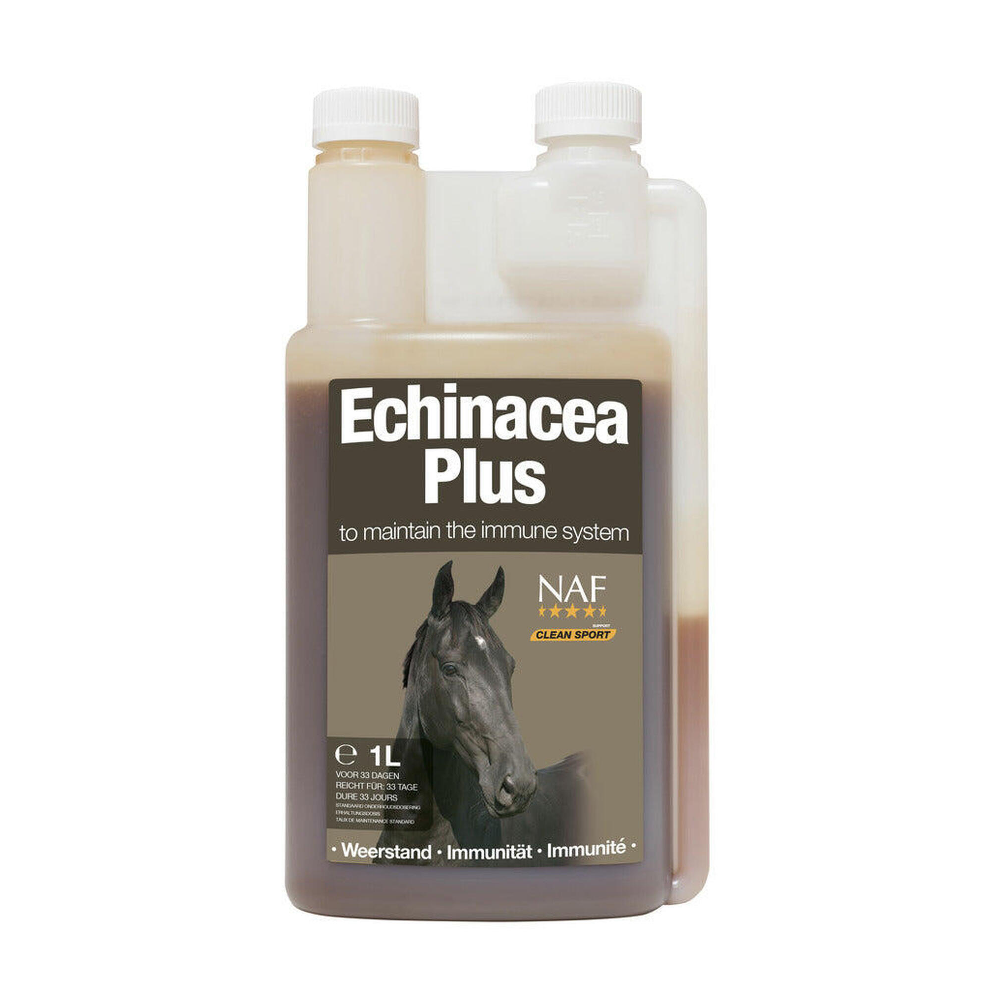 Naf - Complément Alimentaire Liquide Pour Le Système Immunitaire Echinacea Plus - Naf - Argile - Gris - 1 L - Decathlon