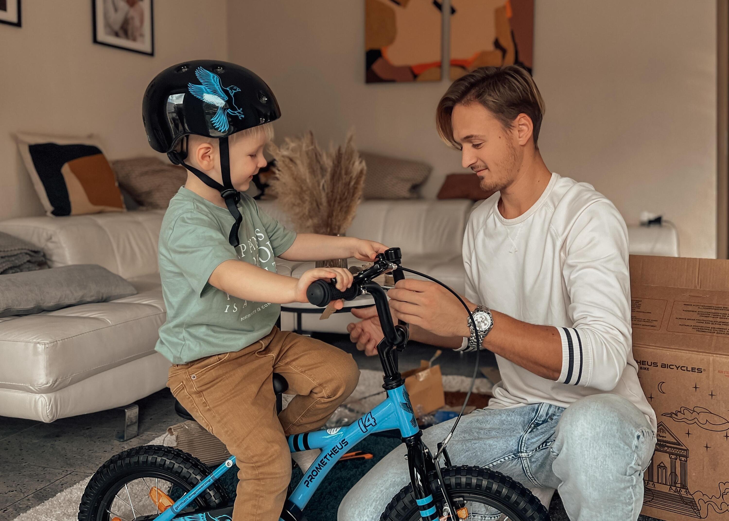 Kinderfahrrad 14 Zoll ab 4 Jahre mit Stützräder und Rücktritt 6/8