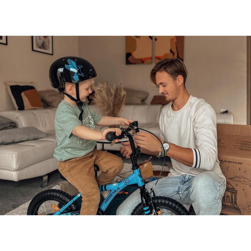 Vélo 14 pouces enfant 3-5 ans avec roues stabilisateurs et rétropédalage