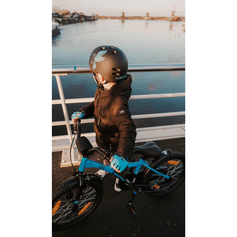 Vélo 16 pouces enfant 4-6 ans avec roues stabilisateurs et rétropédalage