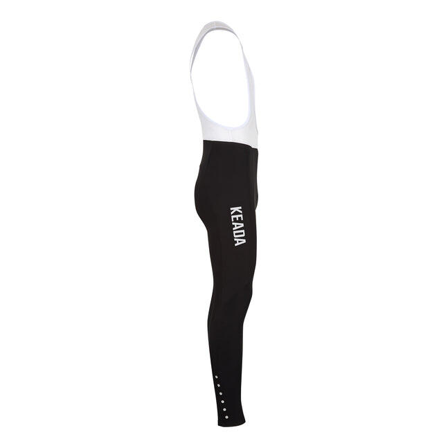 Pantaloni scurți de ciclism esențiali cu bretele pentru femei - Negru