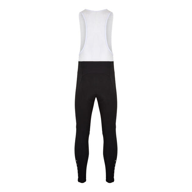 Essentiële lange fietsbroek met bretels voor dames - Zwa 3/4