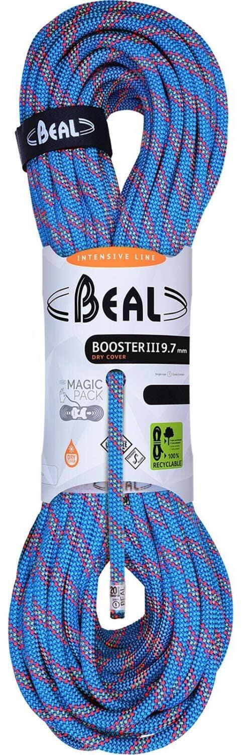 BEAL Einfachseil Booster III 9.7 mm Unicore Dry Cover blue