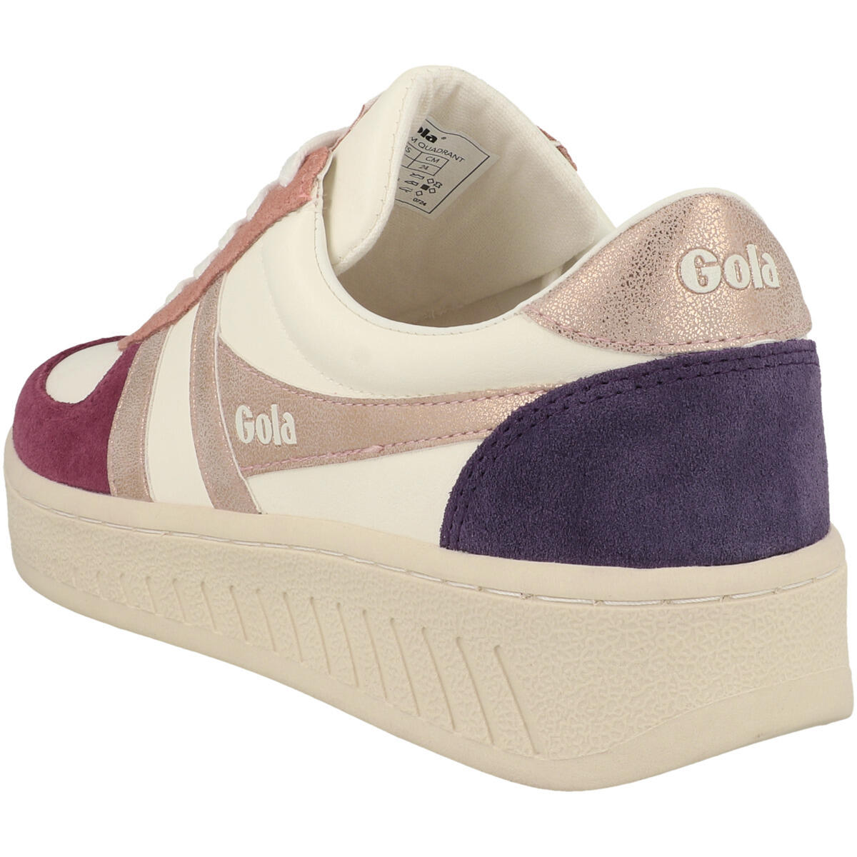 Baskets Femme Baskets Gola GRANDSLAM QUADRANT Multicolore Multicolore Gola 6/6