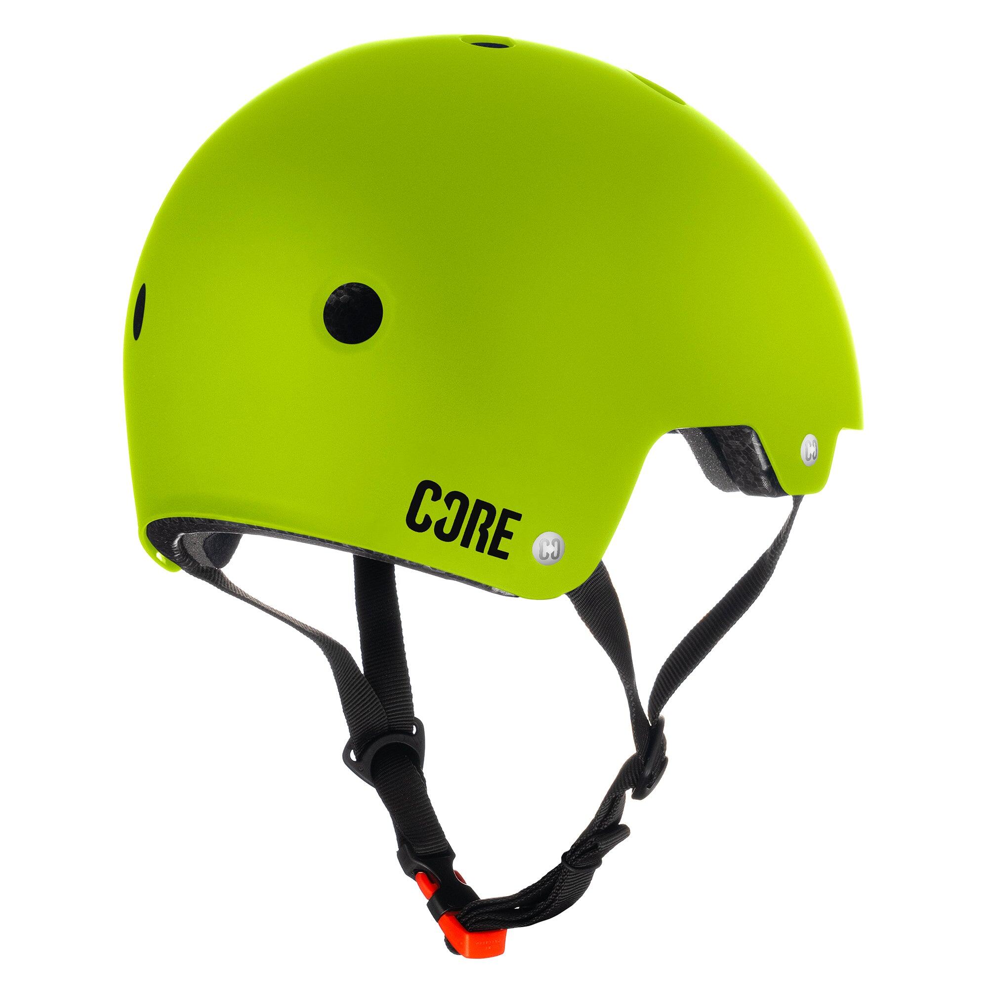 CORE Action Sports Helmet – Neon Green 3/7