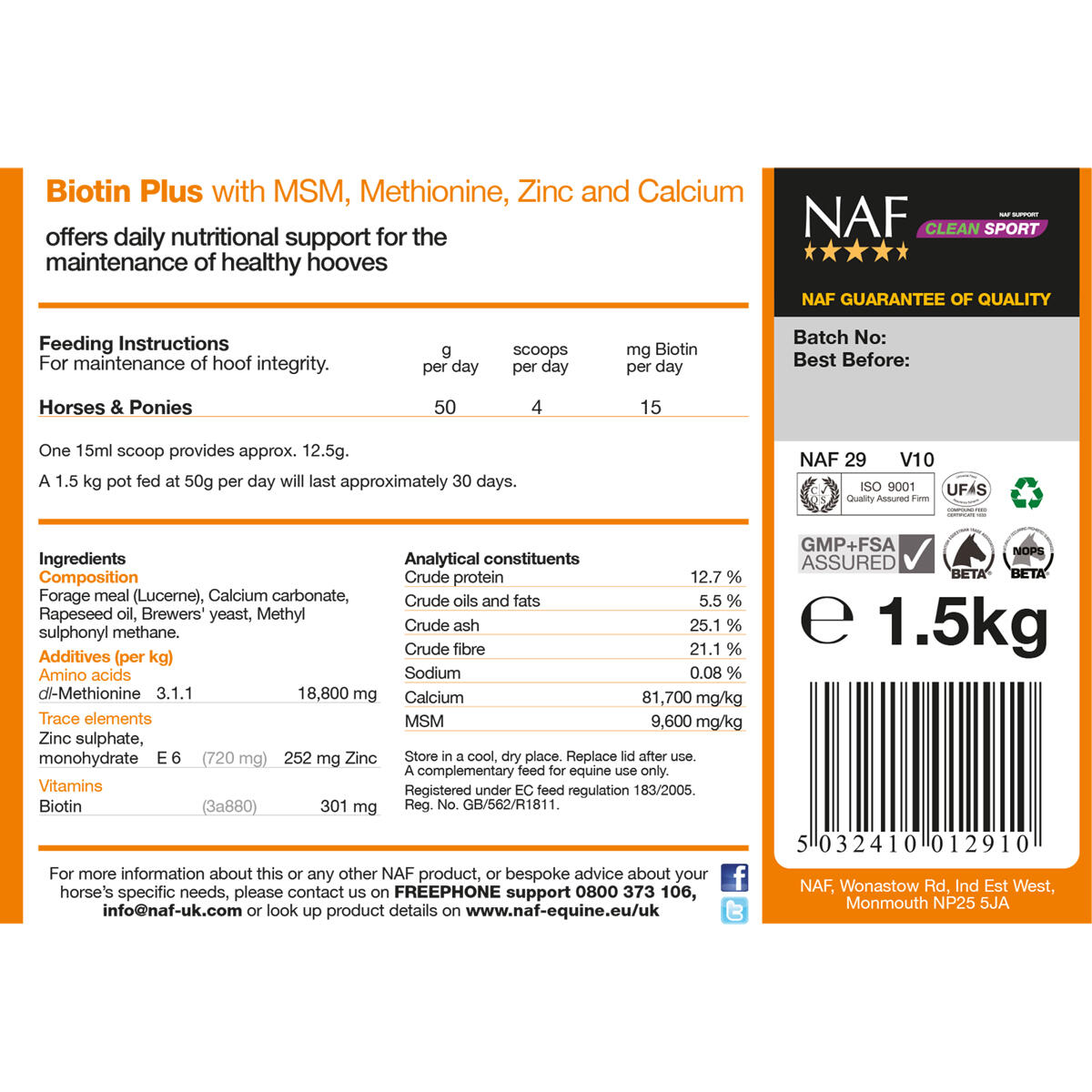 NAF Biotine Plus 4/6
