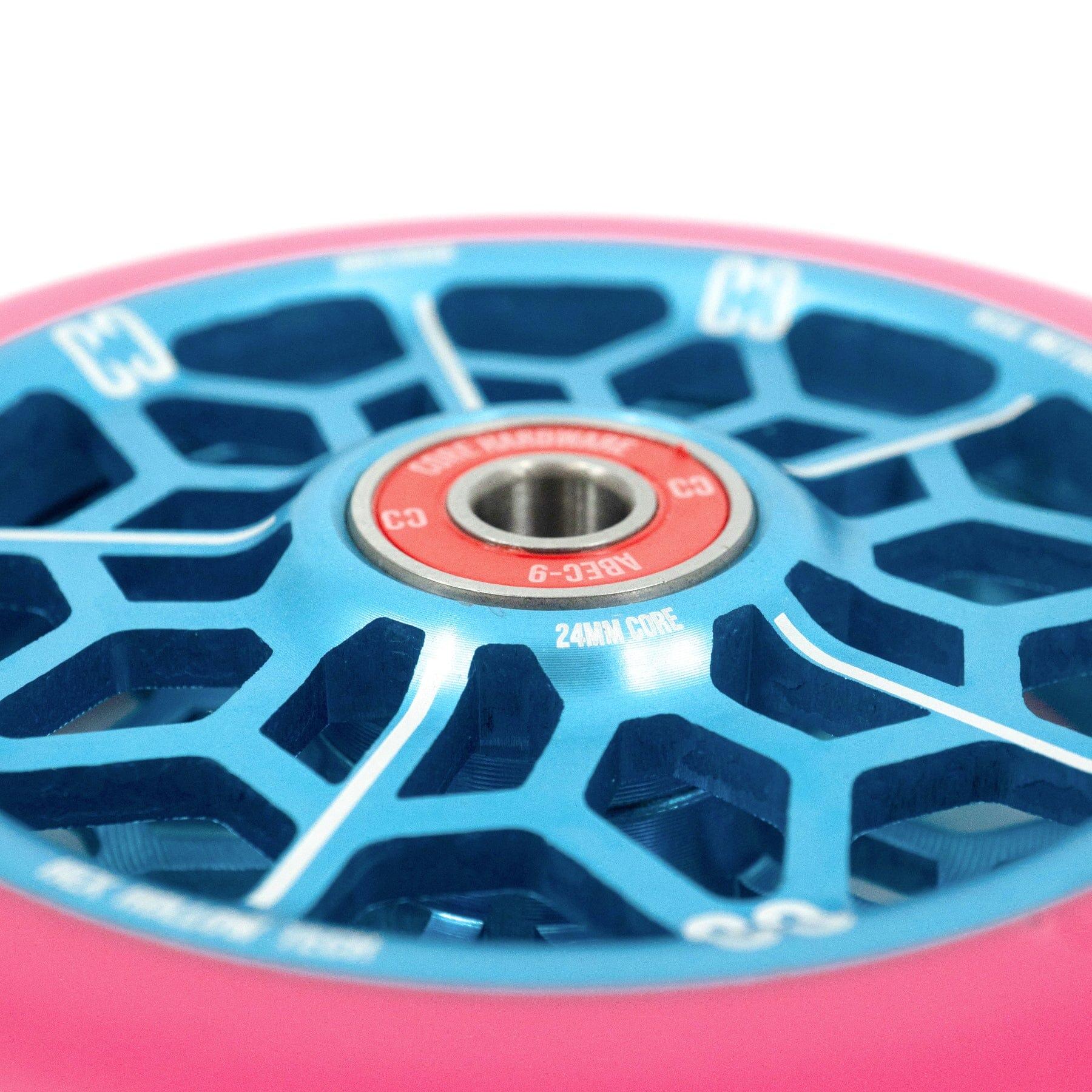 CORE Hollowcore Hex  110 Stuntstep wiel Blue/Pink 4/7
