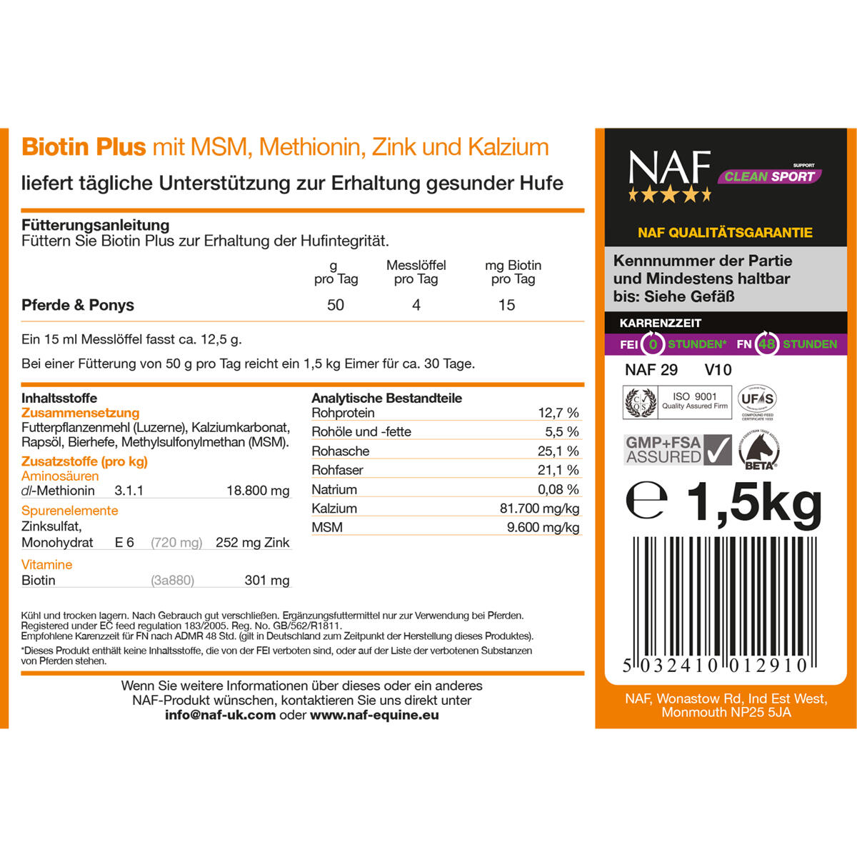 NAF Biotine Plus 5/6