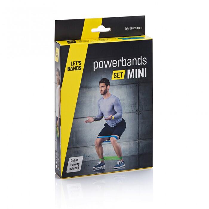Powerbands MINI Let's Bands 3 résistances compactes 22x5 cm 2/3