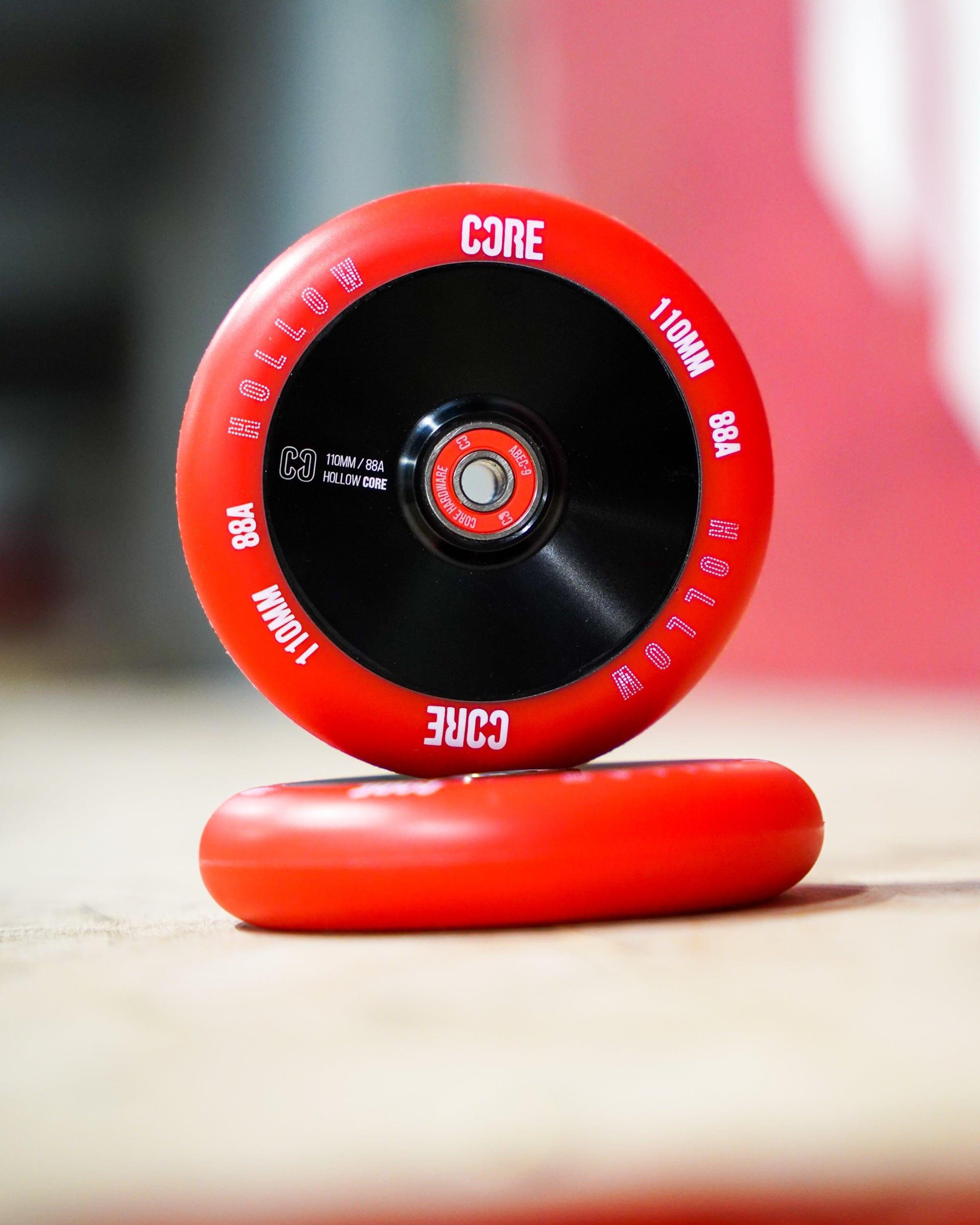 CORE Hollow Stunt Scooter Wheel V2 110mm - Red/Black 4/6