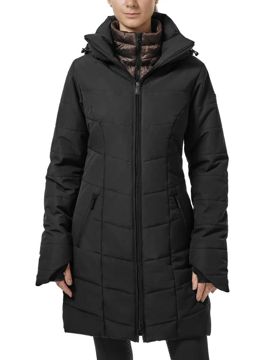 Veste longue Denali Modern Mocha - EQUESTRIAN STOCKHOLM 2/5