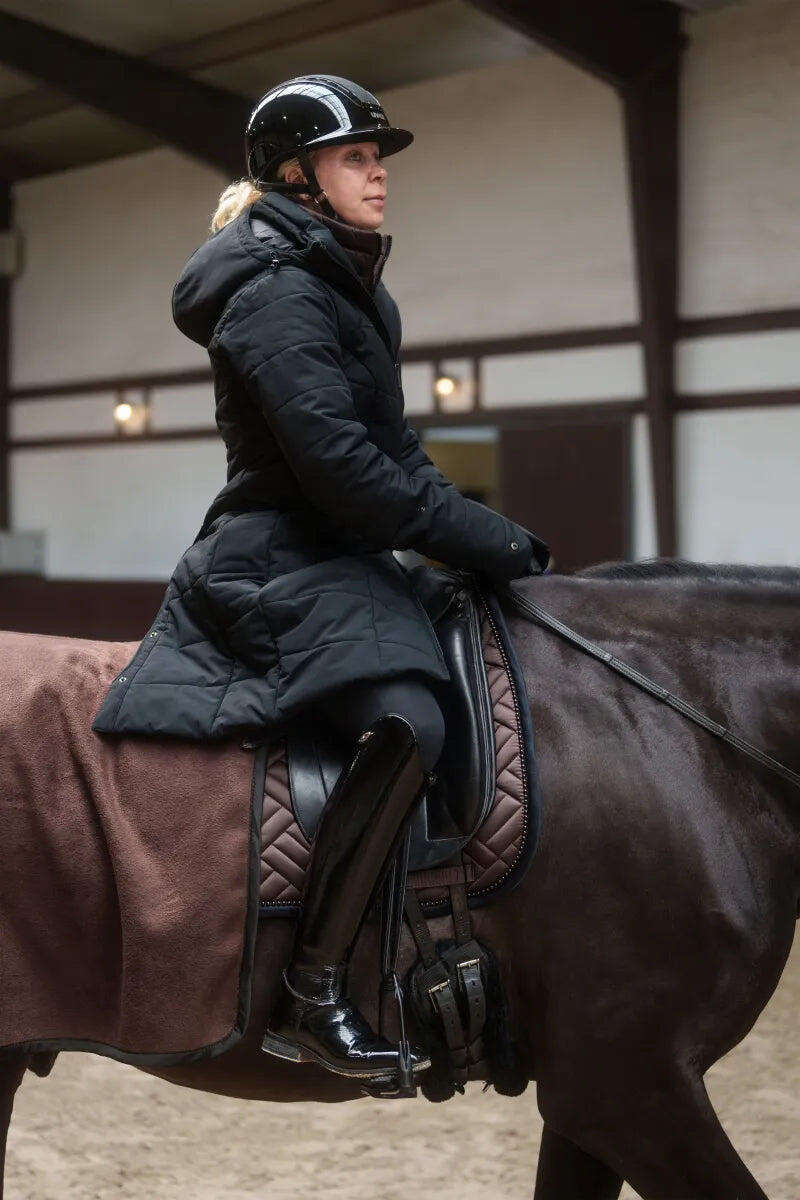 Veste longue Denali Modern Mocha - EQUESTRIAN STOCKHOLM 1/5