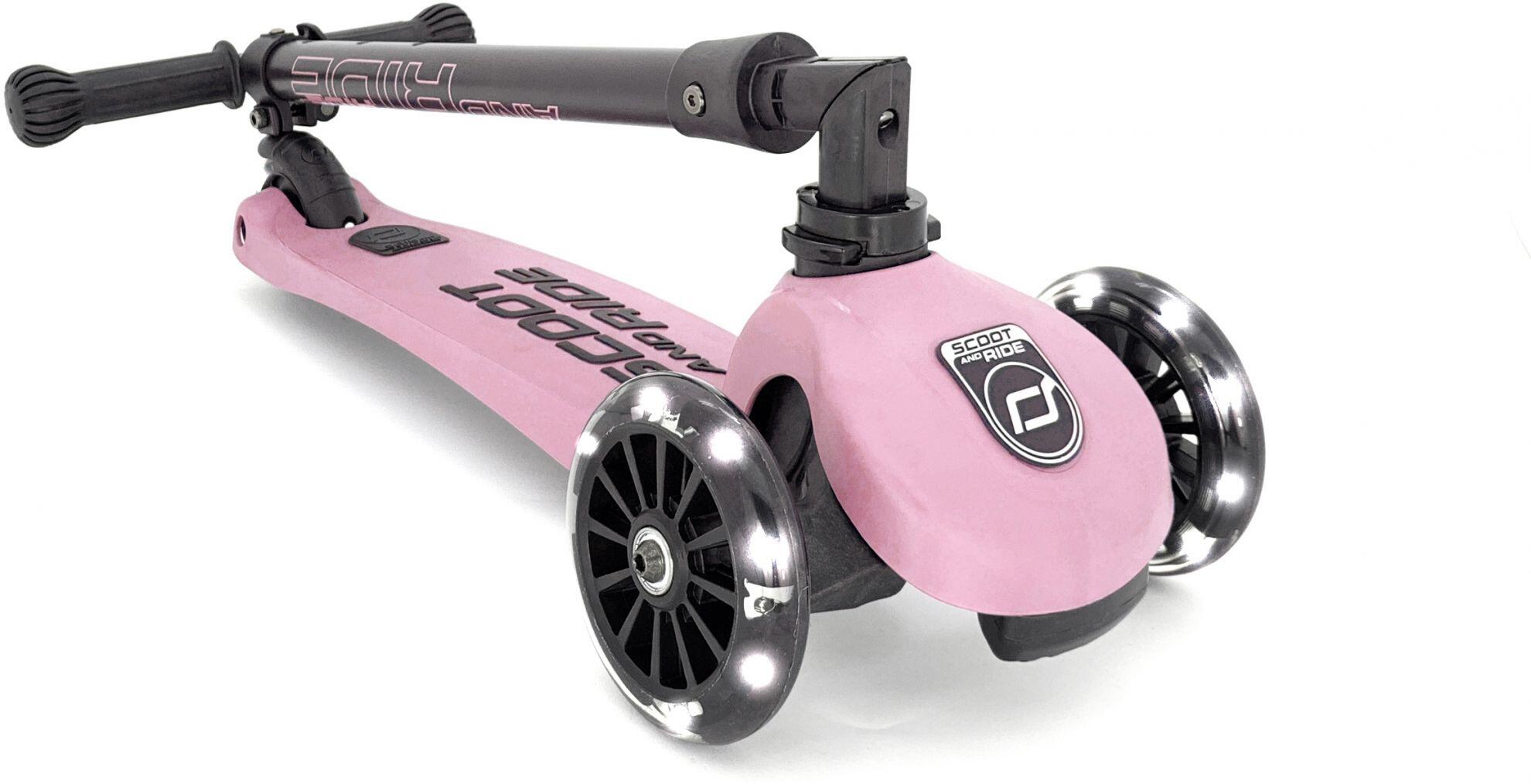 Trottinette Mini tRougetinette  Highwaykick 3 LED  Rose 2/2