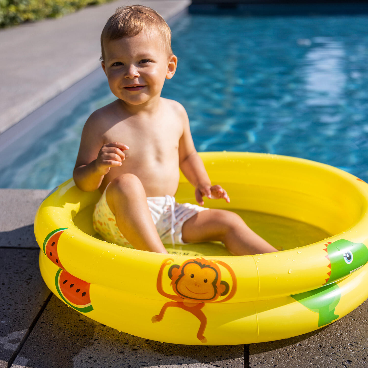 Swim Essentials Swimming Pool 60 cm Gelb 60 x 17 cm 2/7