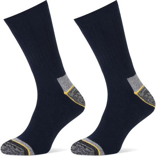 Chaussettes de Travail Multi-Sport Homme Yellow All Round 2-Pack Bleu