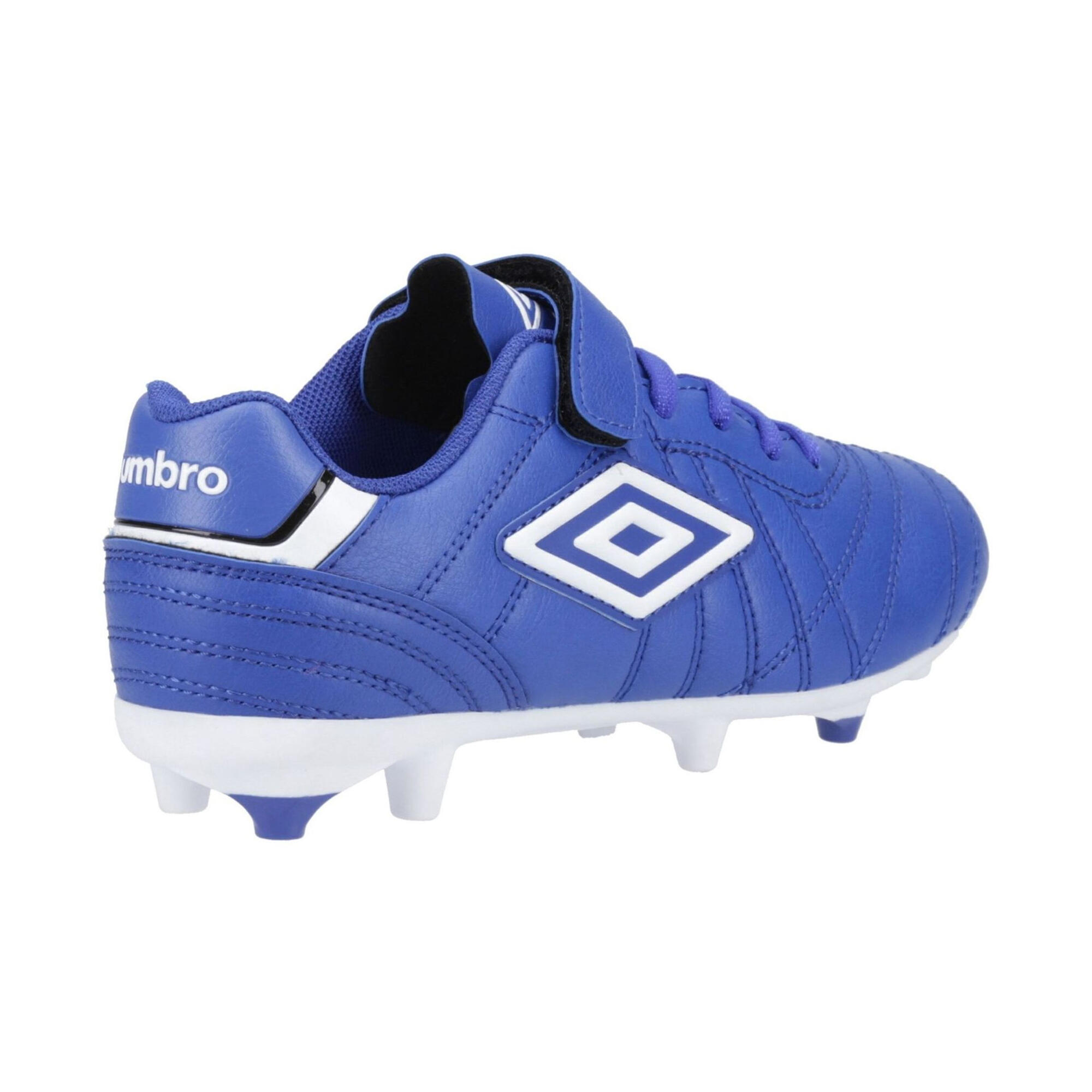 Scarpe Da Calcio Risoluto Bambini Umbro Speciali Liga Blu Reale 2/4