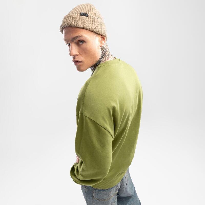 Sudadera de cuello redondo hombre lifestyle Tree Siroko Caqui