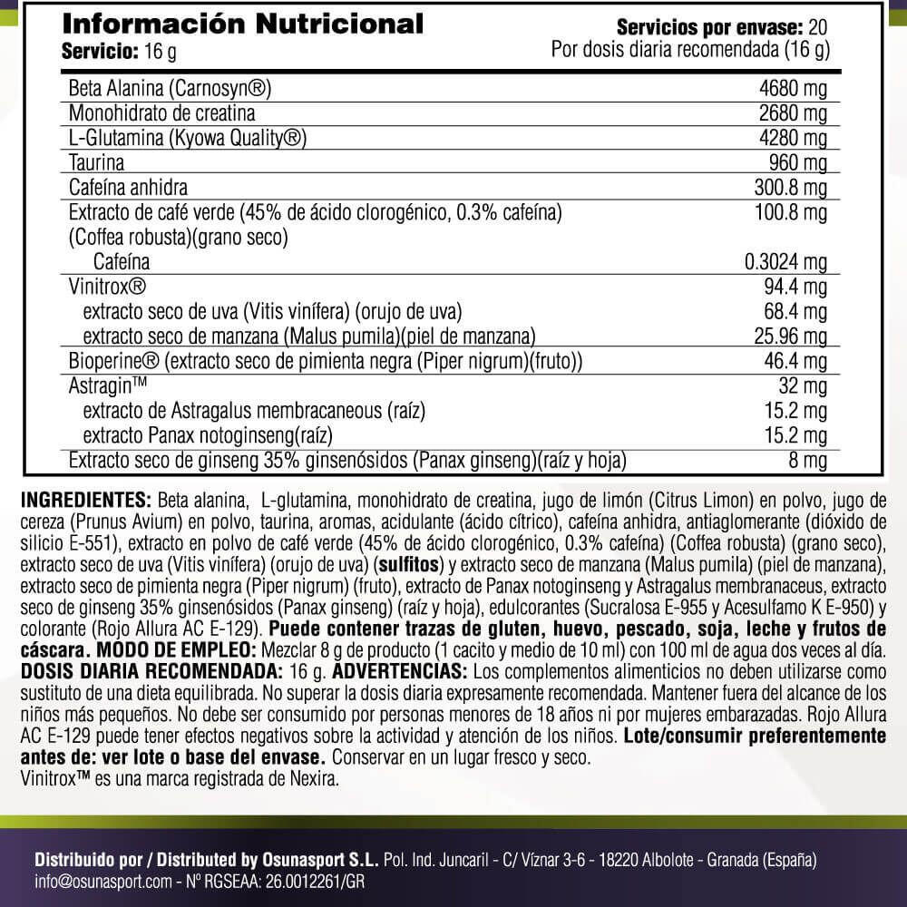Kongestion Preworkout - Lecca-lecca da 320 g MASmusculo 5/6