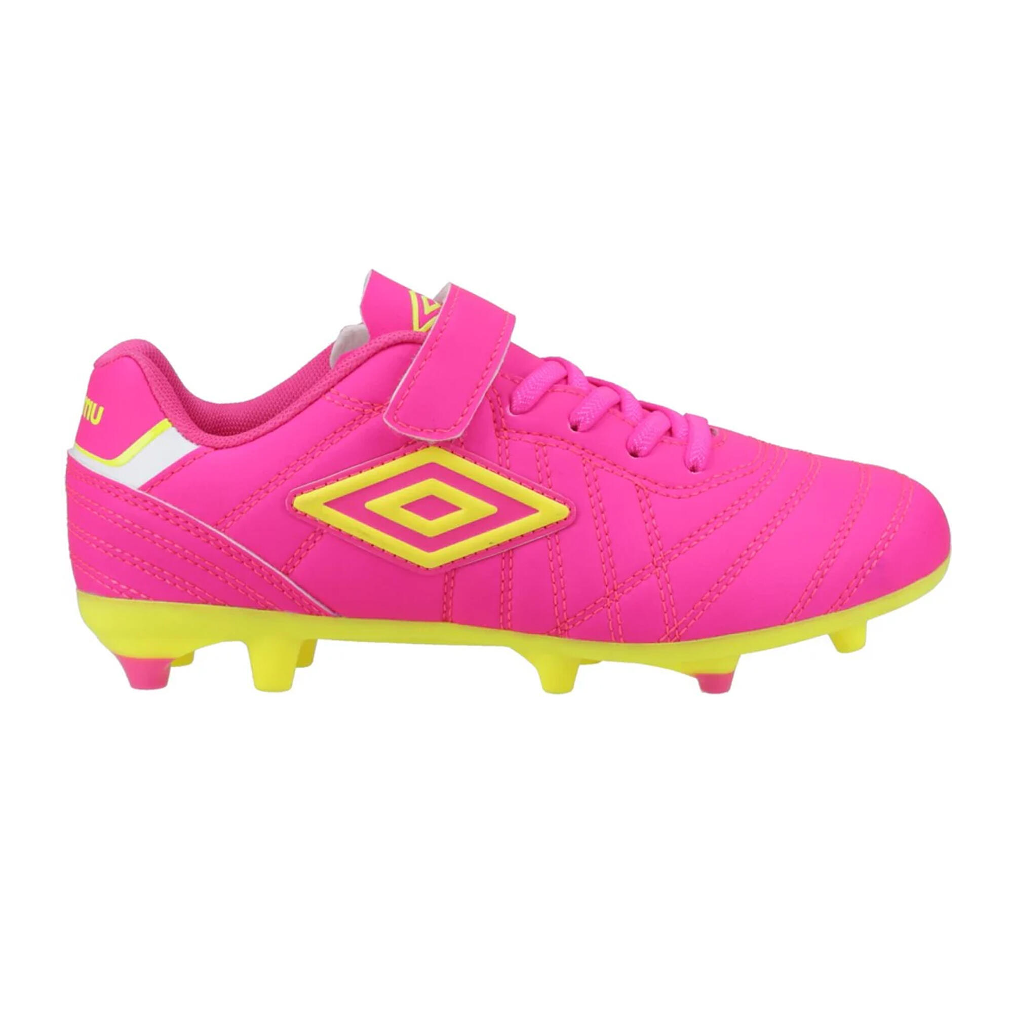 Scarpe Da Calcio Risoluto Bambini Umbro Speciali Liga Rosa Accesso 3/4