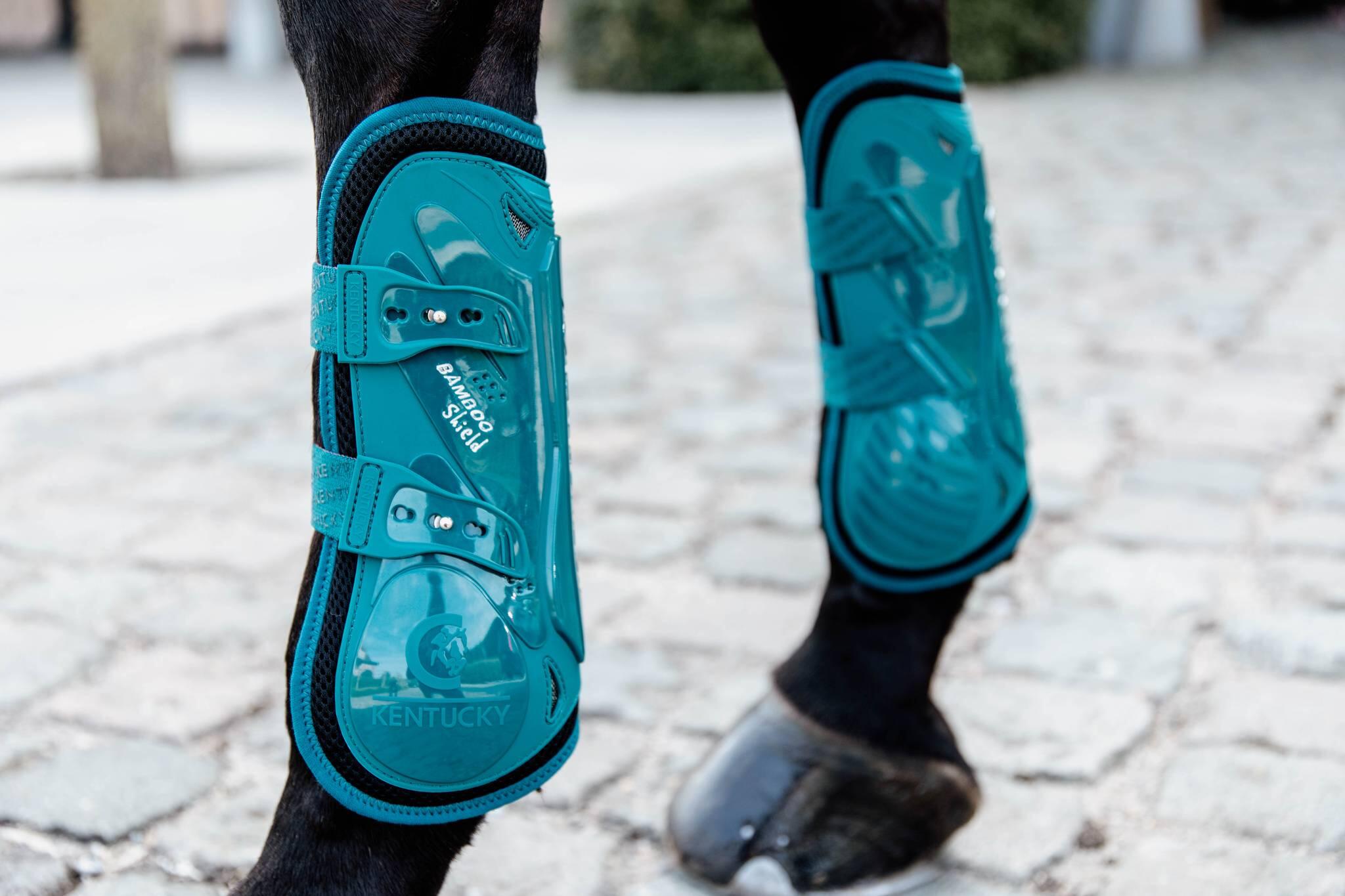 KENTUCKY HORSEWEAR Kentucky Peesbeschermers Bamboo Elastiek Groen