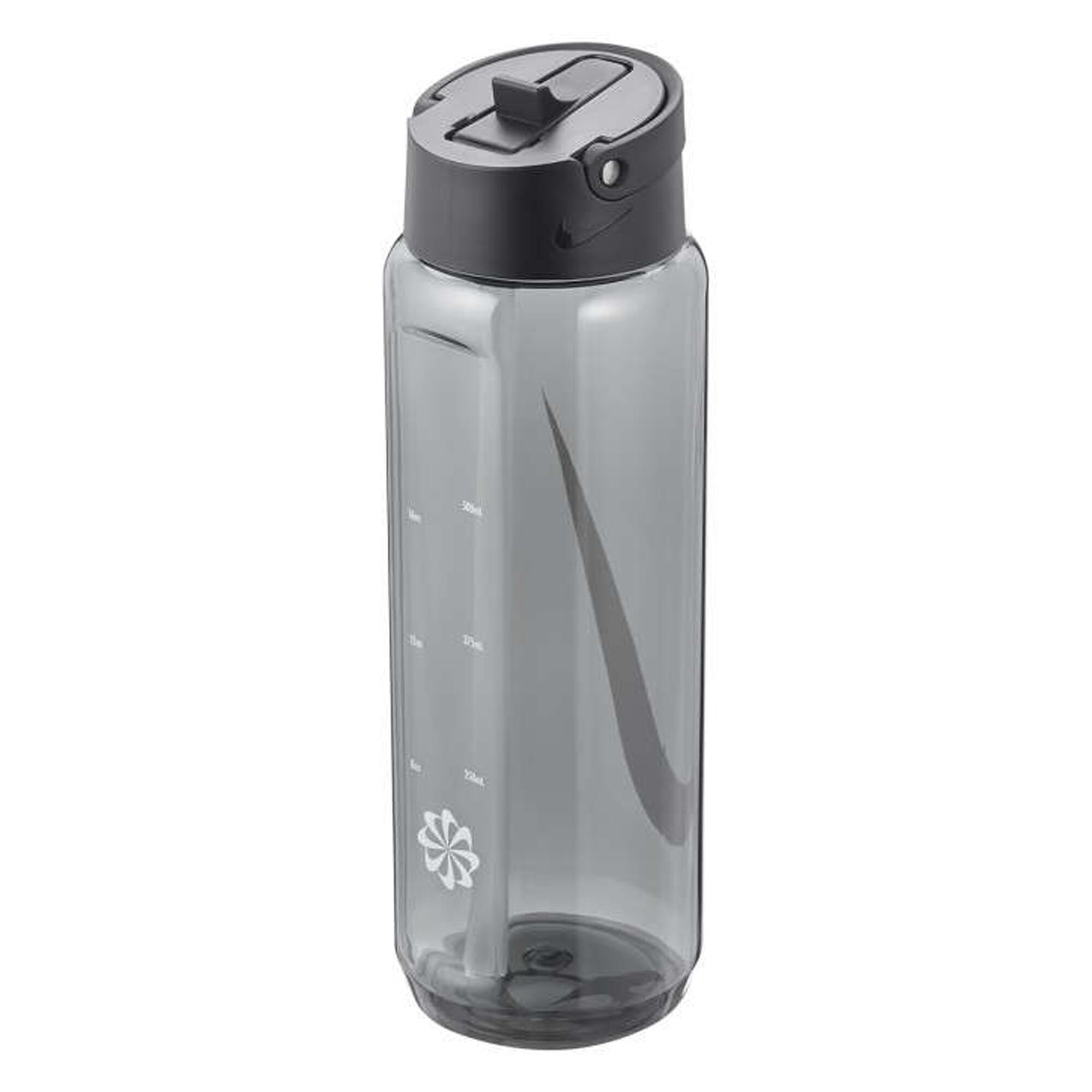 Wasserflasche "Renew Recharge", Tritan Damen und Herren Anthrazit 2/3