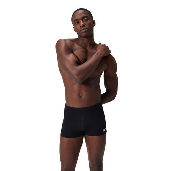 Short De Bain Uni Homme (Noir)