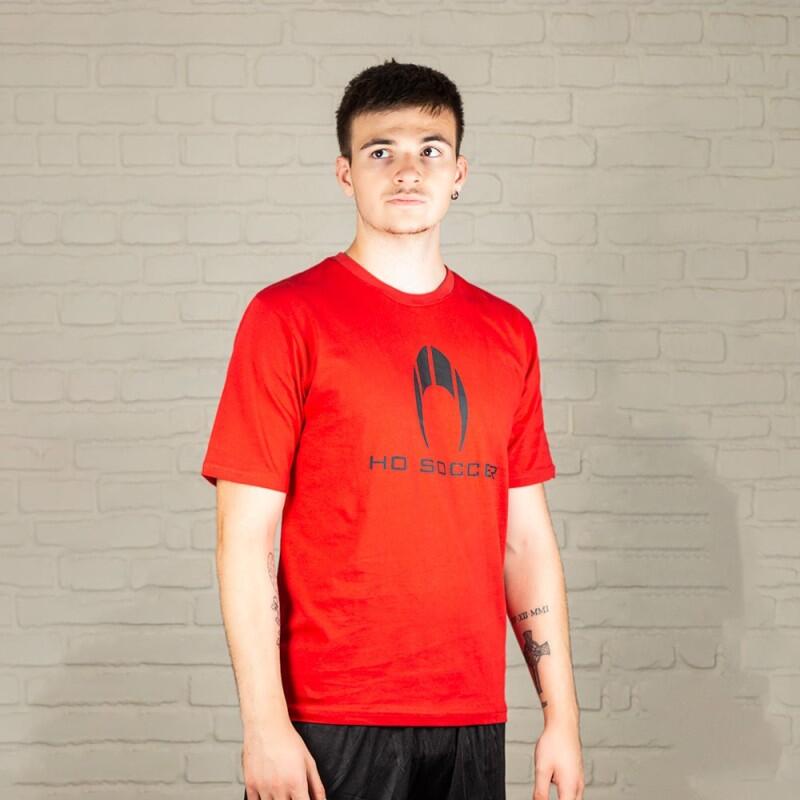 T-shirt ho soccer vermelha