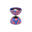 Diabolo - Mister Babache -  arlequin medium (nu) Bleu/rose
